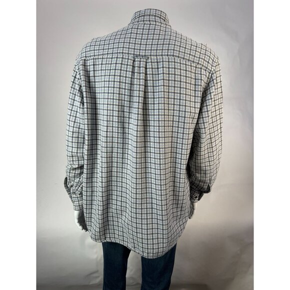 Roundtree & Yorke Authentic Portuguese Flannel Men’s Plaid Button-Down Shirt L - Picture 14 of 16